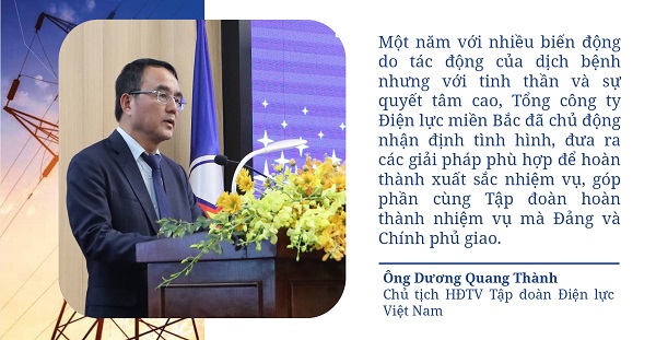 Ông Dương Quang Thành - Chủ tịch HĐTV EVN phát biểu tại Hội nghị
