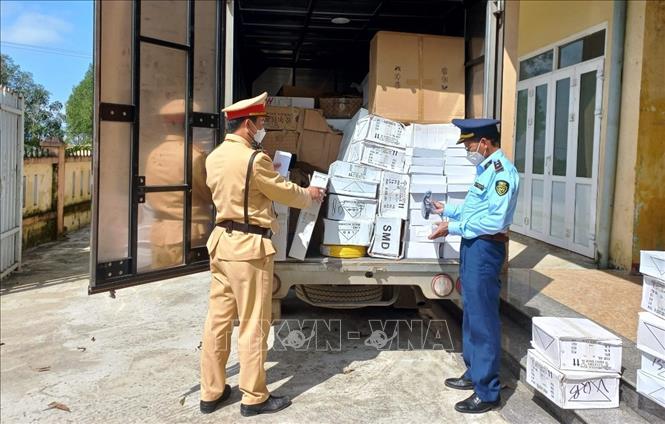 Công an tỉnh Quảng Bình thu giữ nhiều hàng điện tử, điện máy không rõ nguồn gốc