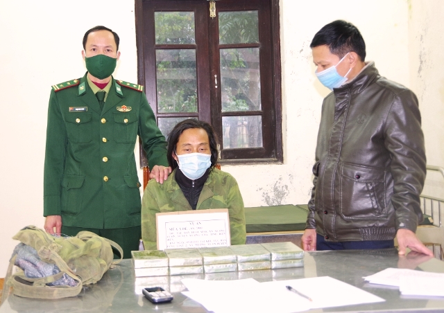 Đối tượng Tạ Ngọc Thiên bị BĐBP Quảng Ngãi bắt giữ về hành vi vận chuyển trái phép chất ma túy