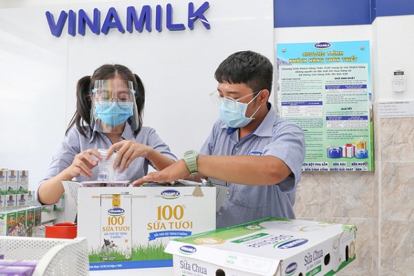 Các sản phẩm sẽ được nhân viên cửa hàng Giấc Mơ Sữa Việt nhanh chóng chuyển đến tận tay người tiêu dùng