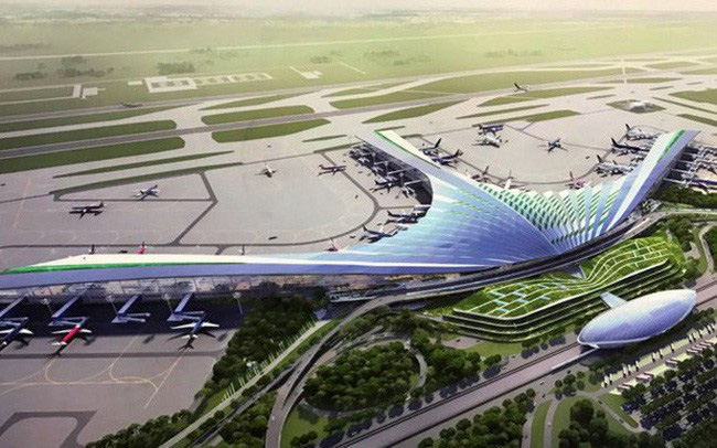 Sân bay quốc tế Long Thành, một trong những dự án trọng điểm quốc gia. Ảnh minh họa internet