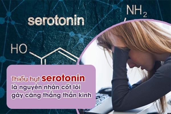 Thiếu hụt serotonin là nguyên nhân cốt lõi gây ra căng thẳng thần kinh