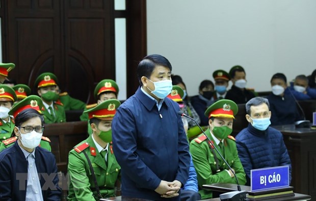 Ông Nguyễn Đức Chung tại phiên tòa. Ảnh internet