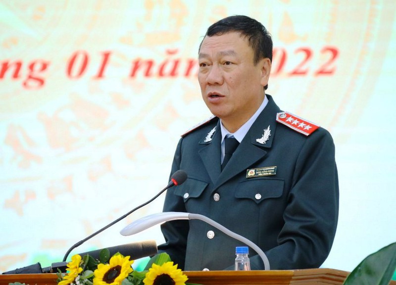 Tổng Thanh tra Chính phủ Đoàn Hồng Phong phát biểu tại hội nghị. Ảnh: Cổng Thanh tra Chính phủ