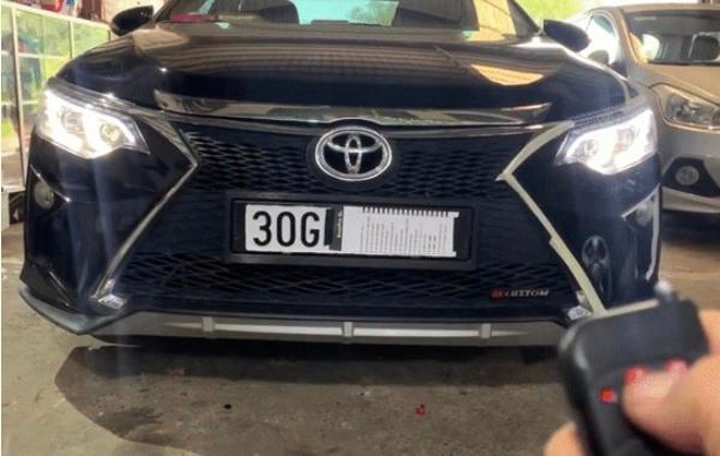 Sử dụng thiết bị che biển số xe tự động sẽ bị xử phạt tới 6 triệu đồng