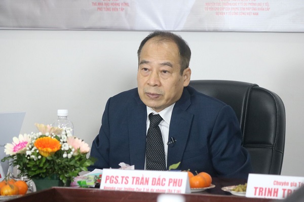 PGS.TS Trần Đắc Phu - Nguyên Cục trưởng Cục Y tế dự phòng (Bộ Y tế) chia sẻ tại chương trình