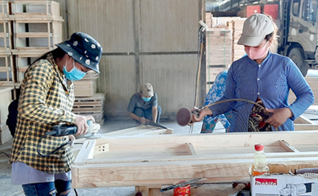 Năm qua dù dịch Covid-19 hoành hành nhưng ngành gỗ vẫn đạt kim ngạch xuất khẩu cao.