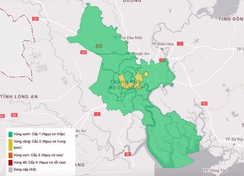 TP. Hồ Chí Minh tiếp tục đạt tiêu chí là vùng xanh
