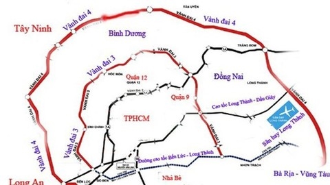 Dự án thành phần đường vành đai 3, vành đai 4 TP. Hồ Chí Minh. Ảnh dangcongsan.vn