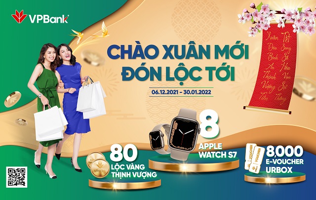 Hơn 2.000 quà tặng chương trình "Chào xuân mới - đón lộc tới" đã được VPBank trao tặng khách hàng may mắn