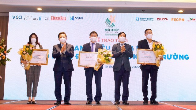 03 địa phương được trao giải khởi nghiệp xuất sắc là Cần Thơ, TT- Huế và Thái Nguyên