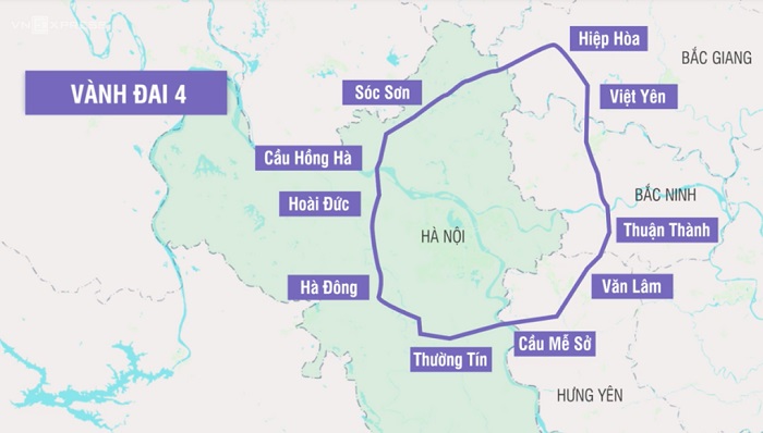 Hà Nội: Sớm đầu tư dự án đường Vành đai 4 để liên kết các tuyến đường bộ