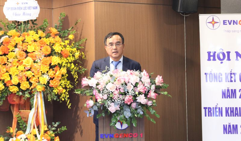 Ông Dương Quang Thành - Chủ tịch HĐTV EVN đánh giá EVNGENCO1 đã vượt khó khăn để đạt được nhiều thành tựu trong năm 2021