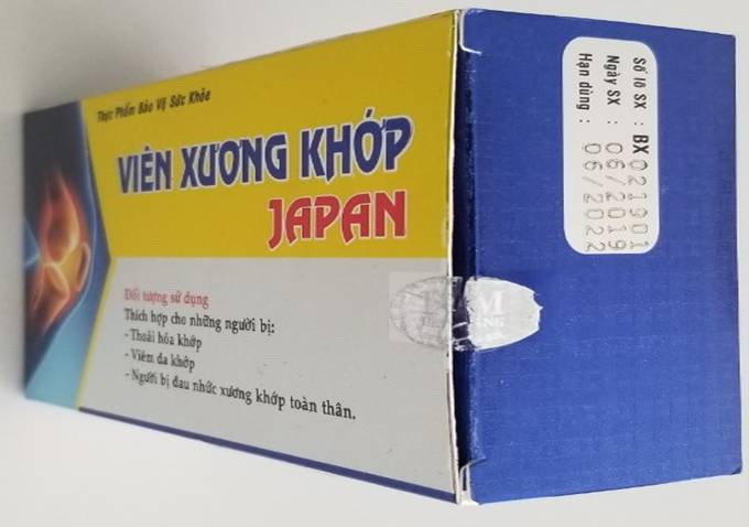 Phát hiện thêm sản phẩm Viên Xương Khớp JAPAN và Viên nang Gân Cốt Hoàn có chứa chất cấm