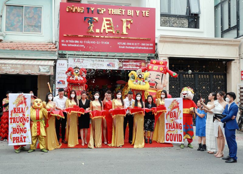 Lễ khai trương TAF Medical – chi nhánh TP Hồ Chí Minh tại số 39 Trần Đình Xu, phường Cầu Kho, quận 1, TP Hồ Chí Minh.