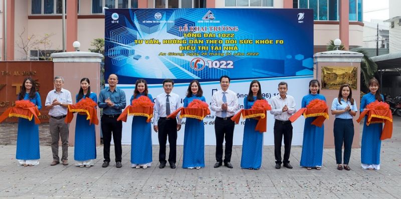 An Giang: Ra mắt Tổng đài 1022 tư vấn, hướng dẫn theo dõi sức khỏe F0 điều trị tại nhà