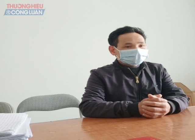 Ông Nguyễn Danh Dũng- Trưởng trạm Y tế xã Hoằng Đồng trong buổi làm việc với PV.