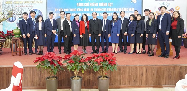 Bộ trưởng Bộ Khoa học và Công nghệ thăm và làm việc tại Sở Khoa học và Công nghệ Hải Phòng