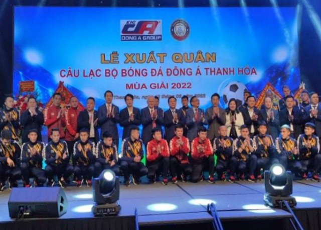 Câu lạc bộ Bóng đá Đông Á Thanh Hóa quyết tâm giành thứ hạng cao trong mùa giải 2022