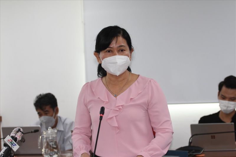 Bà Nguyễn Thị Huỳnh Mai - Chánh Căn phòng Sở Y tế TPHCM