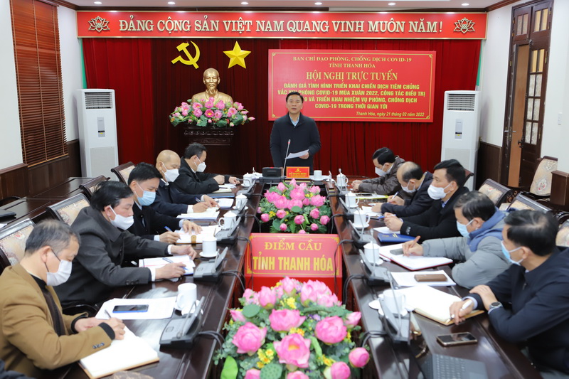 Ông Đỗ Trọng Hưng, Bí thư Tỉnh ủy Thanh Hóa phát biểu kết luận hội nghị.