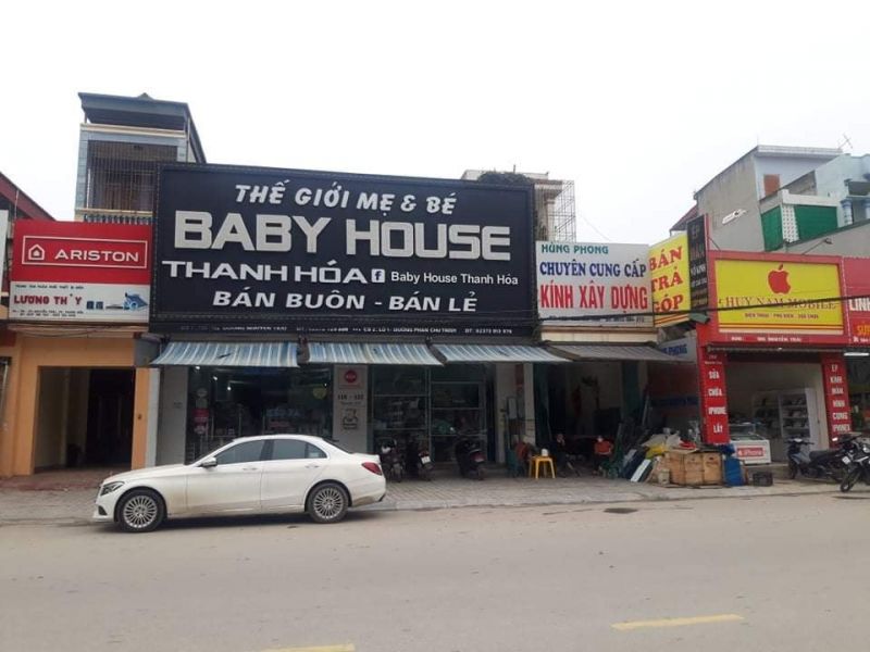 Cửa hàng Thế giới mẹ và bé có địa chỉ tại số 112 đường Nguyễn Trãi, TP.Thanh Hóa