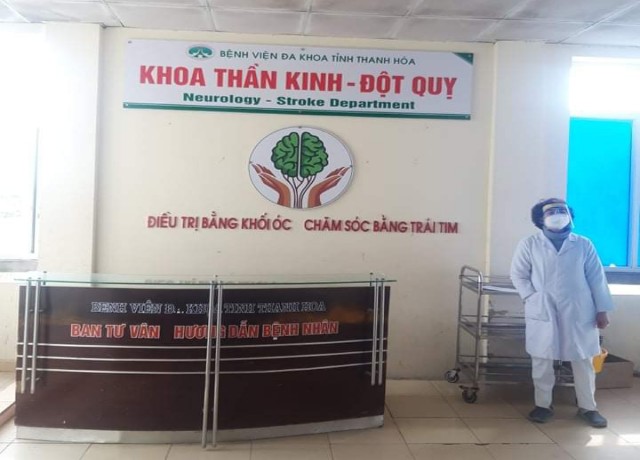 Bác sỹ Đoàn Thị Bích công tác tại Khoa Thần kinh- Đột quỵ Bệnh viện Đa khoa tỉnh Thanh Hóa