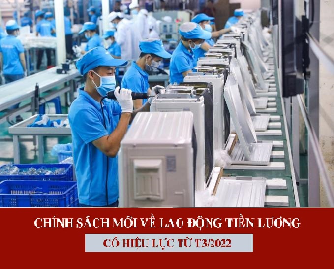 Những chính sách nào sẽ có hiệu lực từ tháng 03/2022