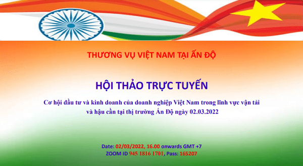 Cơ hội đầu tư và kinh doanh của doanh nghiệp Việt Nam trong lĩnh vực vận tải và hậu cần tại thị trường Ấn Độ