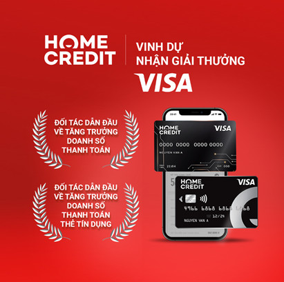 Home Credit vinh dự nhận giải thưởng VISA