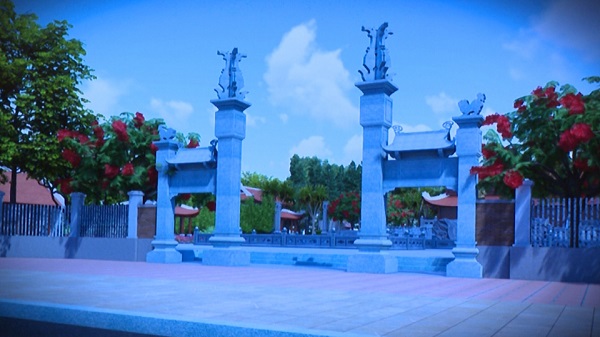 Đẩy nhanh tiến độ thi công Đền thờ mẹ Việt Nam anh hùng tỉnh Thái Bình