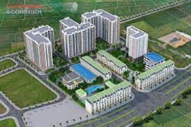 Phối cảnh Dự án Nhà ở xã hội khu đô thị Long Vân (TP. Quy Nhơn - Bình Định)