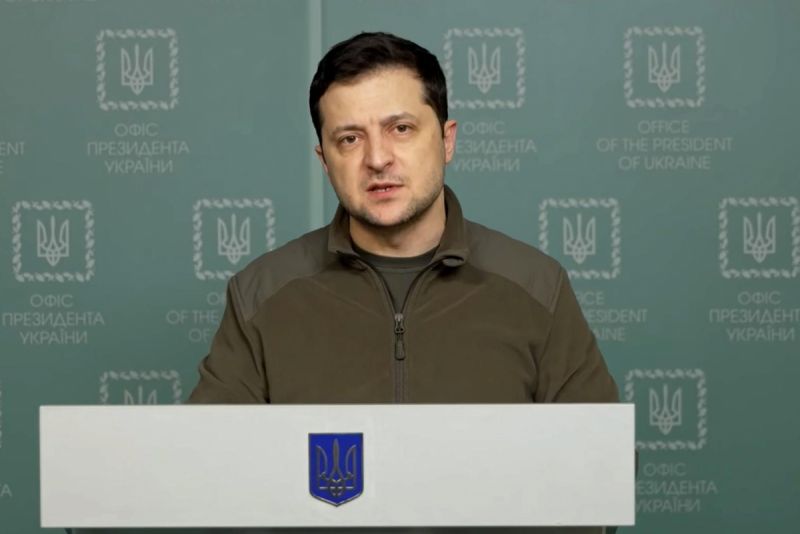 Tổng thống Ukraine Zelensky. Ảnh EPA