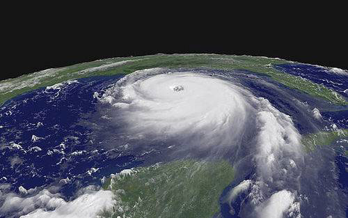 Cơn bão khủng khiếp Katrina năm 2005. Ảnh: gisuser.com
