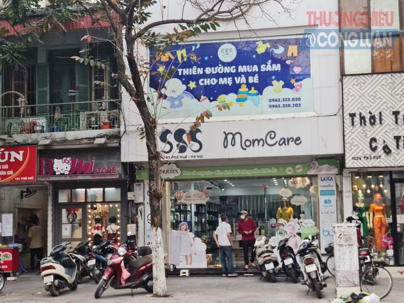 Cửa hàng SSS Momcare có địa chỉ tại số 193 Phố Huế, quận Hai Bà Trưng, Hà Nội.