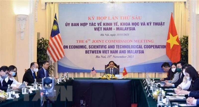 Kỳ họp lần thứ sáu Ủy ban Hợp tác về kinh tế, khoa học và kỹ thuật Việt Nam-Malaysia. Ảnh TTXVN