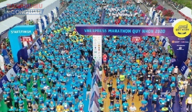 TP Quy Nhơn từng diễn ra Giải chạy VnExpress Marathon Quy Nhơn – 2020 với sự tham gia của hàng ngàn VĐV.