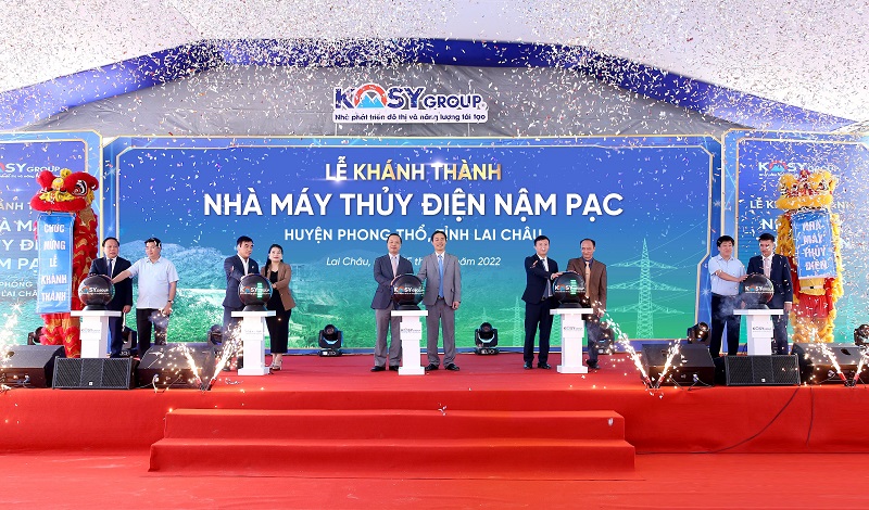 Tập đoàn Kosy khánh thành nhà máy Thủy điện Nậm Pạc 34 MW