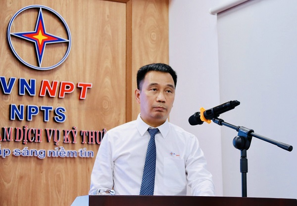 Ông Nguyễn Tuấn Tùng – Chủ tịch HĐTV EVNNPT phát biểu tại buổi lễ