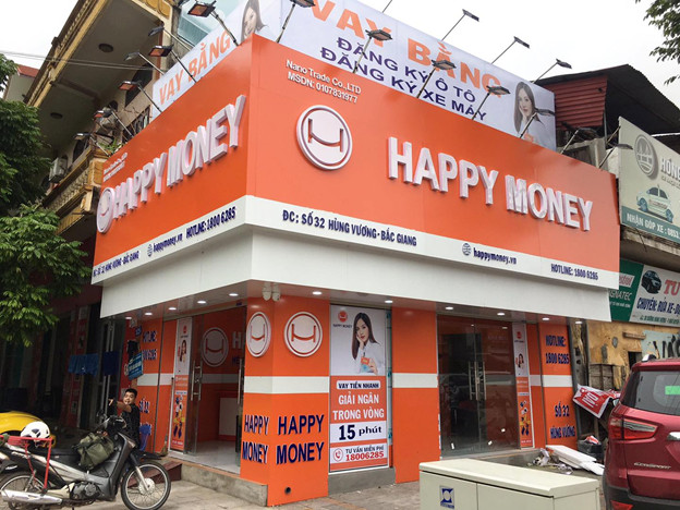 Một cơ sở trong chuỗi hệ thống tài chính toàn quốc HappyMoney trên địa bàn P. Hoàng Văn Thụ - TP. Bắc Giang
