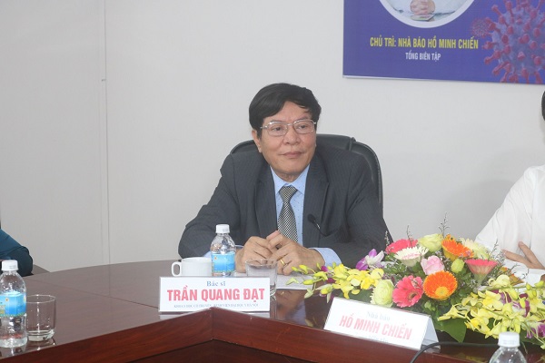 Bác sĩ Trần Quang Đạt - Khoa Y học cổ truyền Bệnh viện Đại học Y Hà Nội phát biểu tại buổi tọa đàm