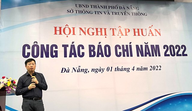 Cục trưởng Cục Báo chí (Bộ Thông tin và Truyền thông) ông Nguyễn Thanh Lâm tại Hội nghị