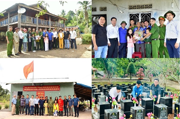 Các hoạt động thăm hỏi, trao quà cho đồng bào dân tộc thiểu số và chốt chống dịch ở khu vực biên giới thuộc huyện Lộc Ninh, viếng nghĩa trang liệt sĩ tỉnh đã làm Trại sáng tác trở nên ấm áp tình người