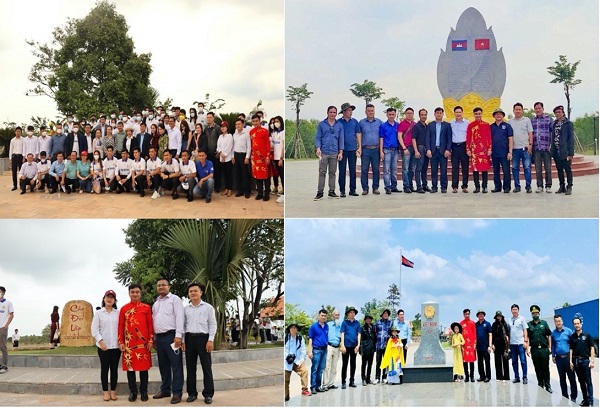 Cuộc gặp gỡ tình cờ với đoàn cán bộ, sinh viên Campuchia tại Cụm công trình lưu niệm hành trình cứu nước của Thủ tướng Hun Sen đã mang nhiều cảm xúc cho đoàn sáng tác