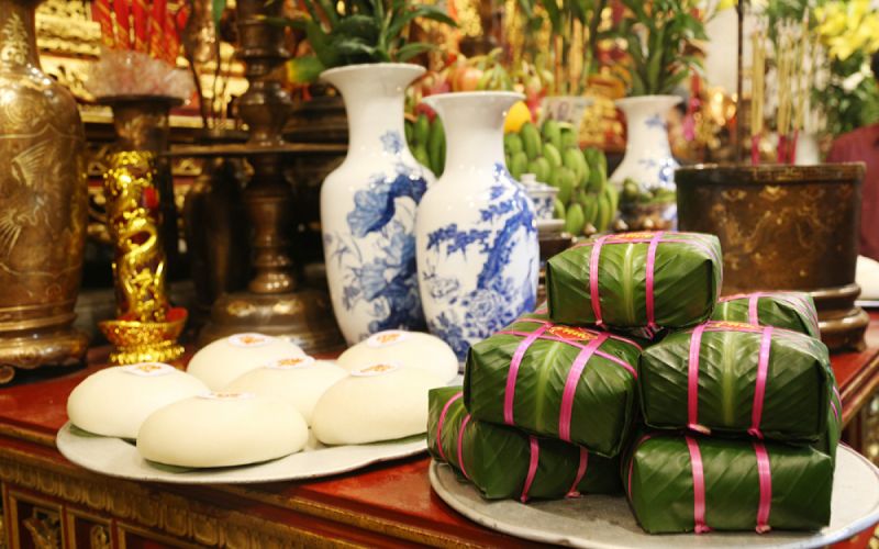 Bánh chưng Cát Trù và bánh giầy Chu Mộ Hạ thường được chọn để dâng lên Vua Hùng mỗi dịp Giỗ Tổ Hùng Vương - Lễ hội Đền Hùng hằng năm