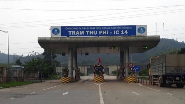 Trạm thu phí IC14, cao tốc Nội Bài - Lào Cai nơi xảy ra vụ việc