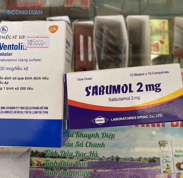 thuốc Ventolin thuộc danh mục “thuốc kiểm soát đặc biệt của Bộ Y tế
