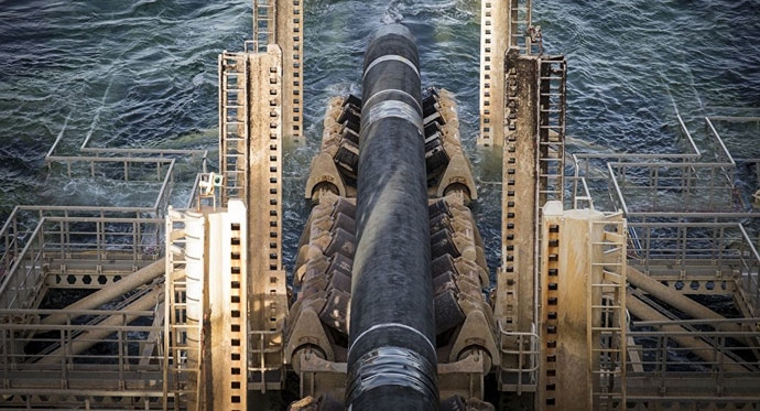 Lắp đặt đường ống Nord Stream 2. Ảnh internet