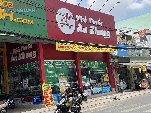 Nhà thuốc An Khang số 395 Lê Quang Định, phường 5, quận Bình Thạnh, TP. HCM. Ảnh: Nguyễn Trung