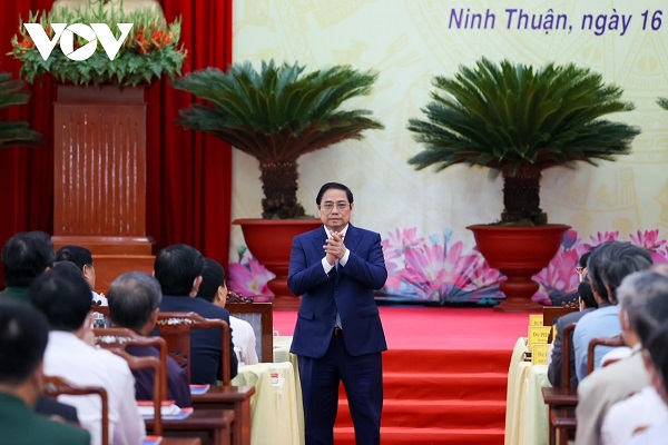 Thủ tướng Phạm Minh Chính dự lễ kỷ niệm 30 năm tái lập tỉnh Ninh Thuận